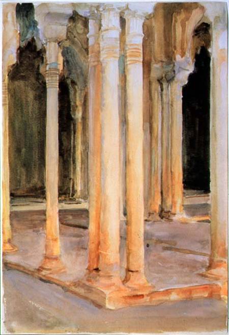 Court of the Lions a John Singer Sargent
