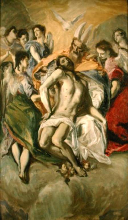 The Descent from the Cross, after El Greco a John Singer Sargent