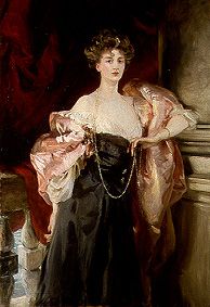 Lady Helen Vincent, Viscountess of Abernon a John Singer Sargent