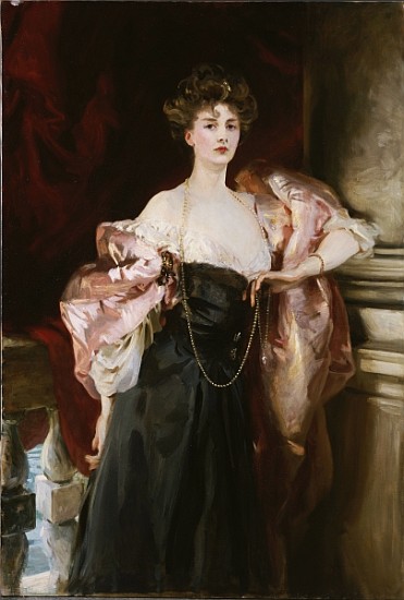 Portrait of Lady Helen Vincent, Viscountess D''Abernon a John Singer Sargent