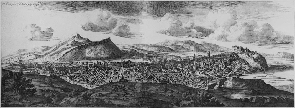 The Prospect of Edinburgh from the North, from ''Theatrum Scotiae'', edition published in 1719 a John Slezer