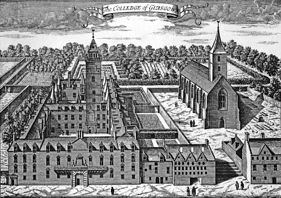 The Colledge of Glasgow, from ''Theatrum Scotiae'' a John Slezer