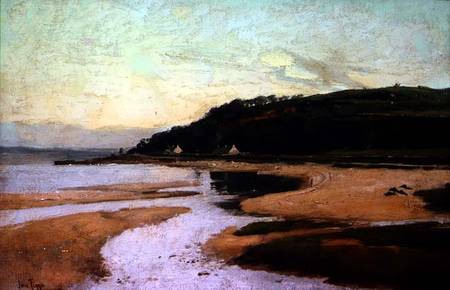 Crofters' Cottages on the Coast a John Terris