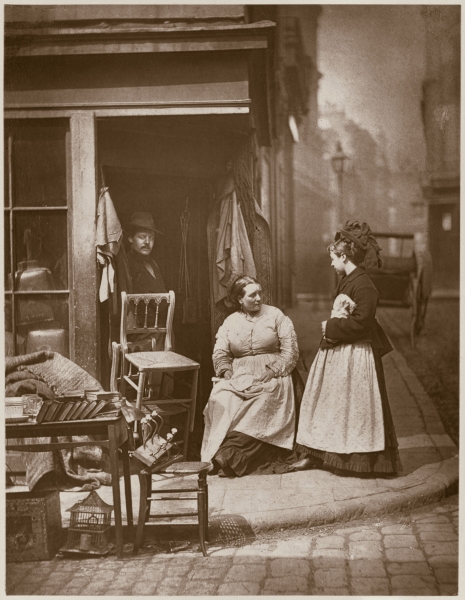 Old Furniture, from ''Street Life in London'', 1877-78 (woodburytype)  a John Thomson