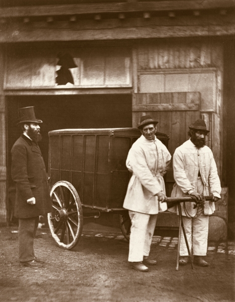 Public Disinfectors, from ''Street Life in London'', 1877-78 (woodburytype)  a John Thomson
