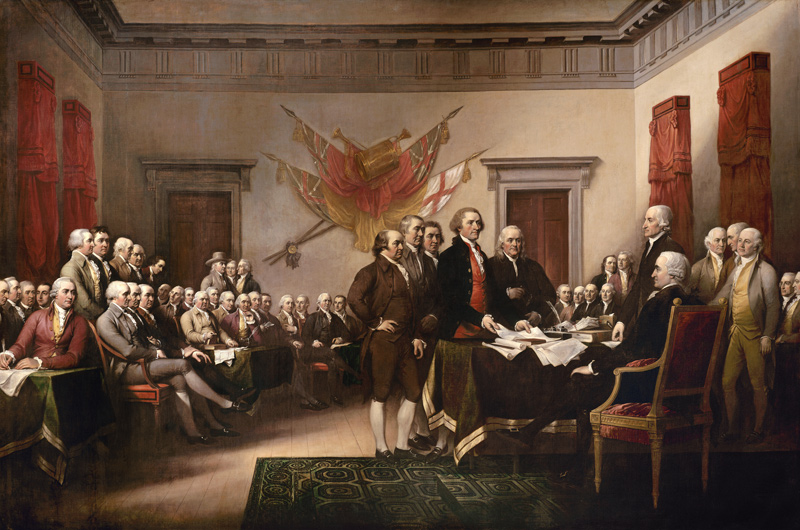 Declaration of Independence a John Trumbull