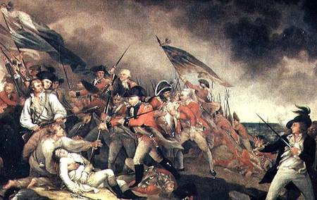 The Death of General Warren at the Battle of Bunker Hill in 1775 a John Trumbull