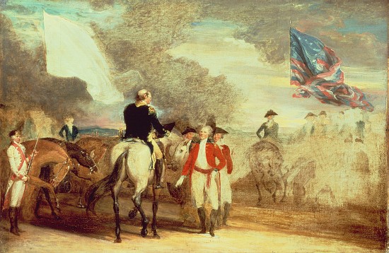 The Surrender of Cornwallis at Yorktown a John Trumbull