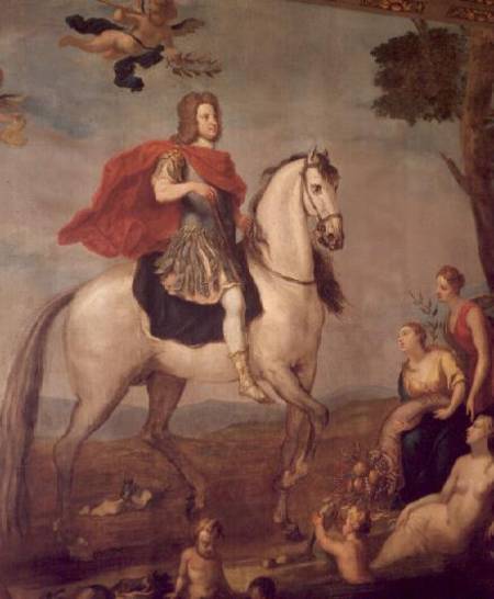 George I on horseback a John Vanderbank