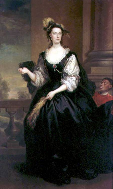 Portrait of Anne Howard, Lady Yonge a John Vanderbank