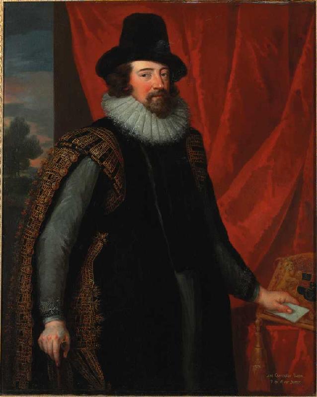 Bildnis des Sir Francis Bacon (1561-1626). a John Vanderbank il Giovane