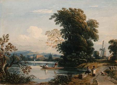 River Scene a John Varley