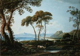 Landscape with Harlech Castle