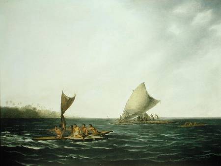 Tonga Canoes a John Webber