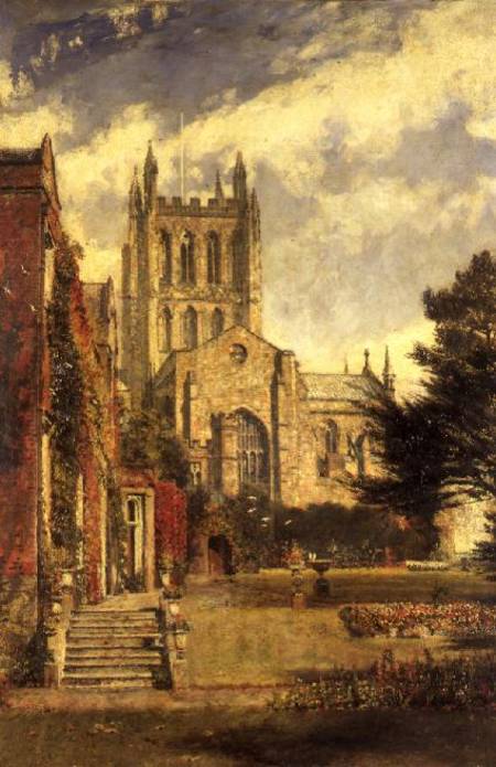 Hereford Cathedral a John William Buxton Knight