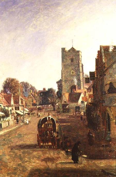 A View of Pinner a John William Buxton Knight