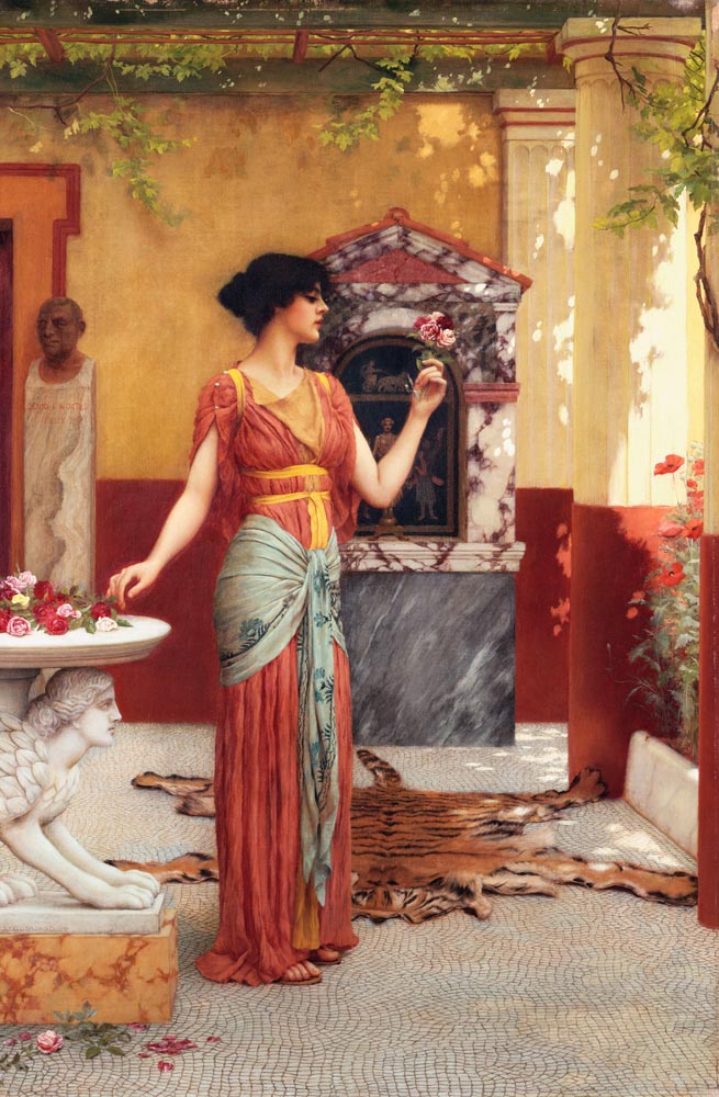 Der Blumenstrauß a John William Godward