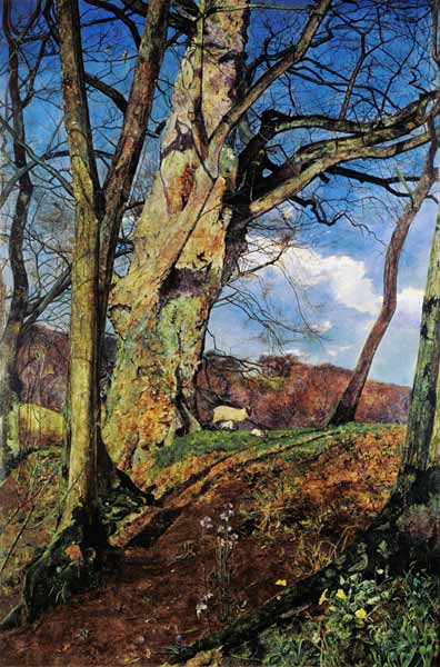 In Early Spring: A Study in March a John William Inchbold