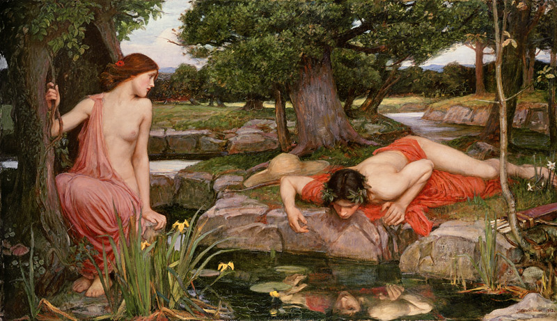 J.W.Waterhouse, Echo and Narcissus, 1903 a John William Waterhouse