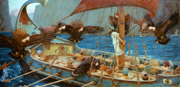 Waterhouse / Ulysses and the Sirens a John William Waterhouse