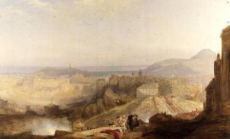 A Military Review on the Occasion of the Visit of George IV to Edinburgh a John Wilson Ewbank