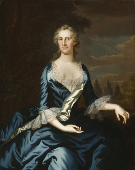 Mrs. Charles Carroll of Annapolis, 1753/54 a John Wollaston