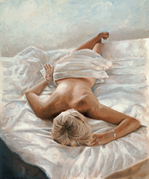 Dappled and Drowsy (oil on canvas)  a John  Worthington