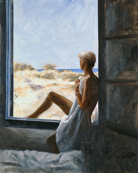 Blue Sea Dream (oil on canvas board)  a John  Worthington