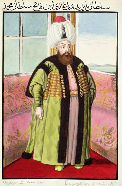 Bajazet (Bayezid) II (c.1447-1512) called 'Adli', the Just, Sultan 1481-1512, from 'A Series of Port a John Young