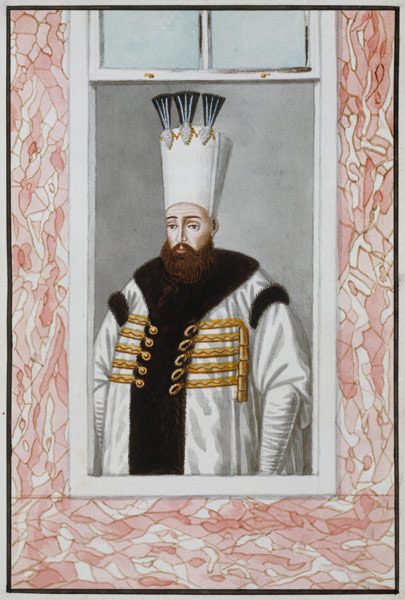 Ahmed III (1673-1736) Sultan 1703-30, from 'A Series of Portraits of the Emperors of Turkey' a John Young