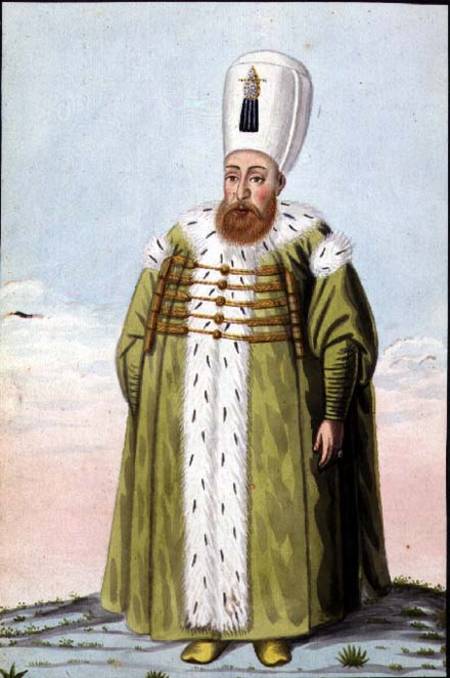 Mustapha I (1591-1639) Sultan 1617-18, 1622-23, from 'A Series of Portraits of the Emperors of Turke a John Young