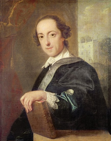 Portrait of Horatio Walpole, 4th Earl of Oxford a John Giles Eckhardt