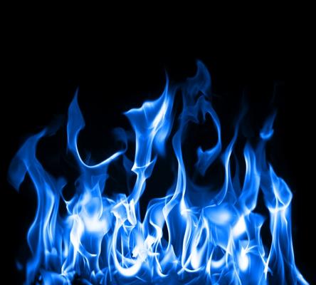 Blue flames a Jon Helgason