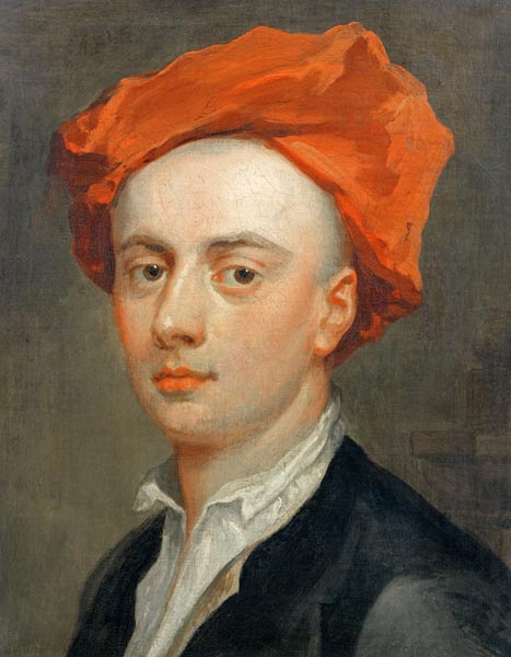 Portrait of John Gay (1685-1732), author of The Beggar's Opera a Jonathan Richardson