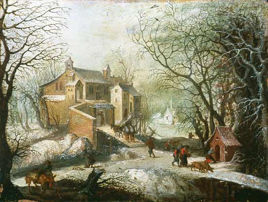 Winter Landscape a Joos de Momper