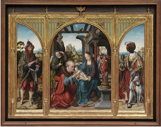 Adoration of the Magi a Joos van Cleve