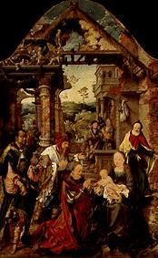 The (small) adoration of the kings a Joos van Cleve