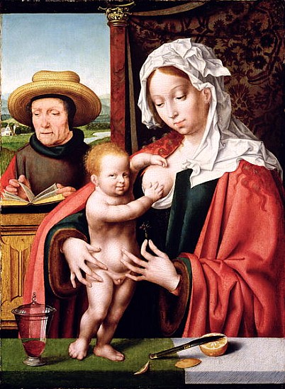 The Holy Family, c.1520 a Joos van Cleve