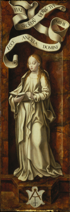 Virgin of the Annunciation a Joos van Cleve