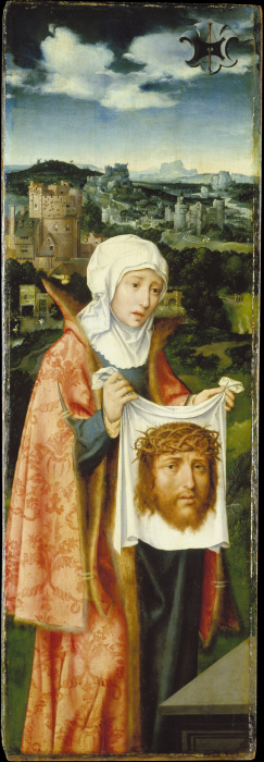Saint Veronica Displaying the Sudarium a Joos van Cleve