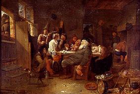 Society in a village inn. a Joos van Craesbeeck