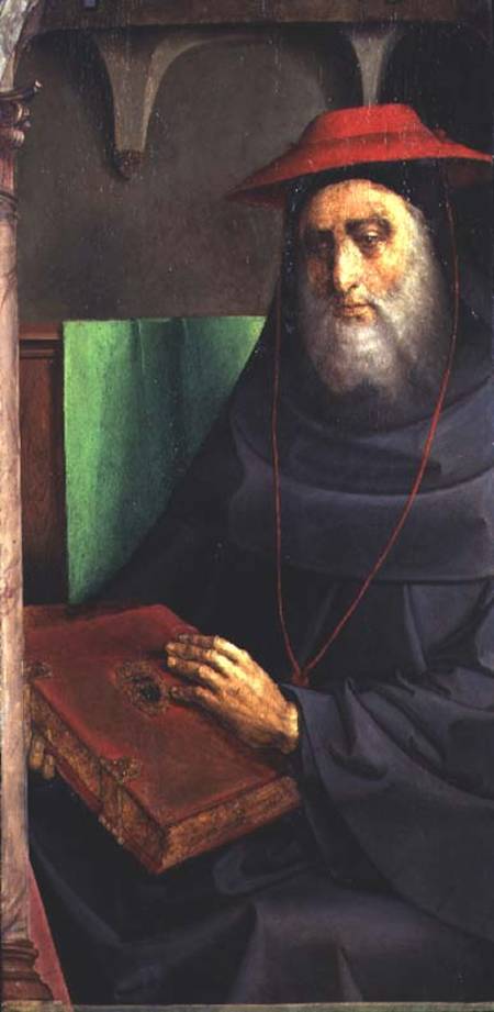 Portrait of Cardinal Bessarion (1402-72) a Joos van Gent
