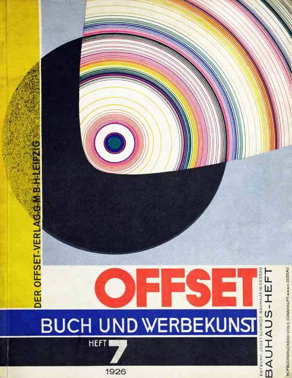 Cover of issue number 7 of Offset Buch und Werbekunst 1926 a Joost Schmidt