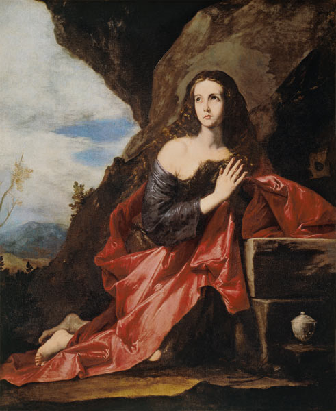 J.de Ribera / Mary Magdalene (Thais) a José (detto Jusepe) de Ribera