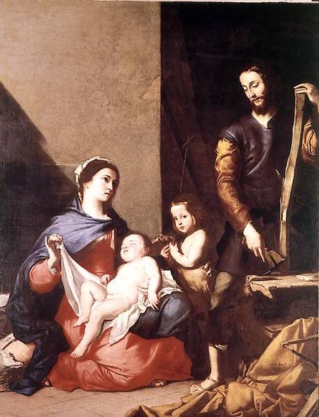 The Holy Family a José (detto Jusepe) de Ribera
