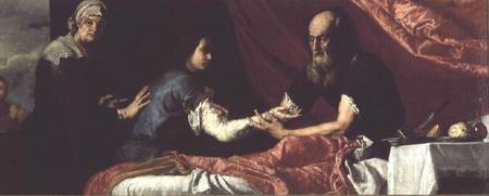 Isaac Blessing Jacob a José (detto Jusepe) de Ribera