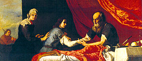 Isaac and Jakob. a José (detto Jusepe) de Ribera