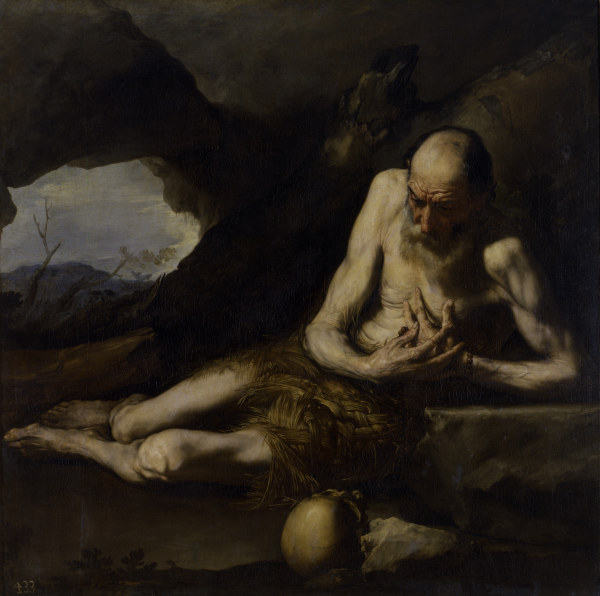 J.de Ribera, The Hermit Paul a José (detto Jusepe) de Ribera
