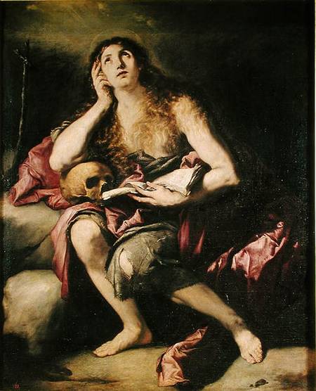 The Penitent Magdalene a José (detto Jusepe) de Ribera