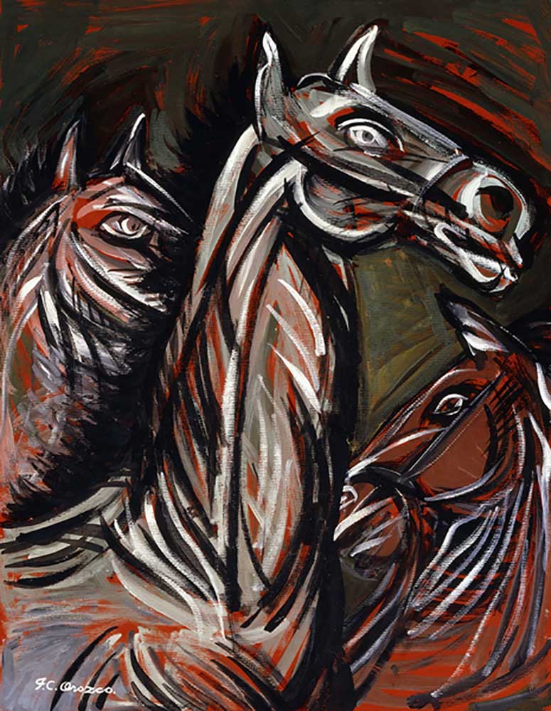 Horses; Caballos, a José Clemente Orozco